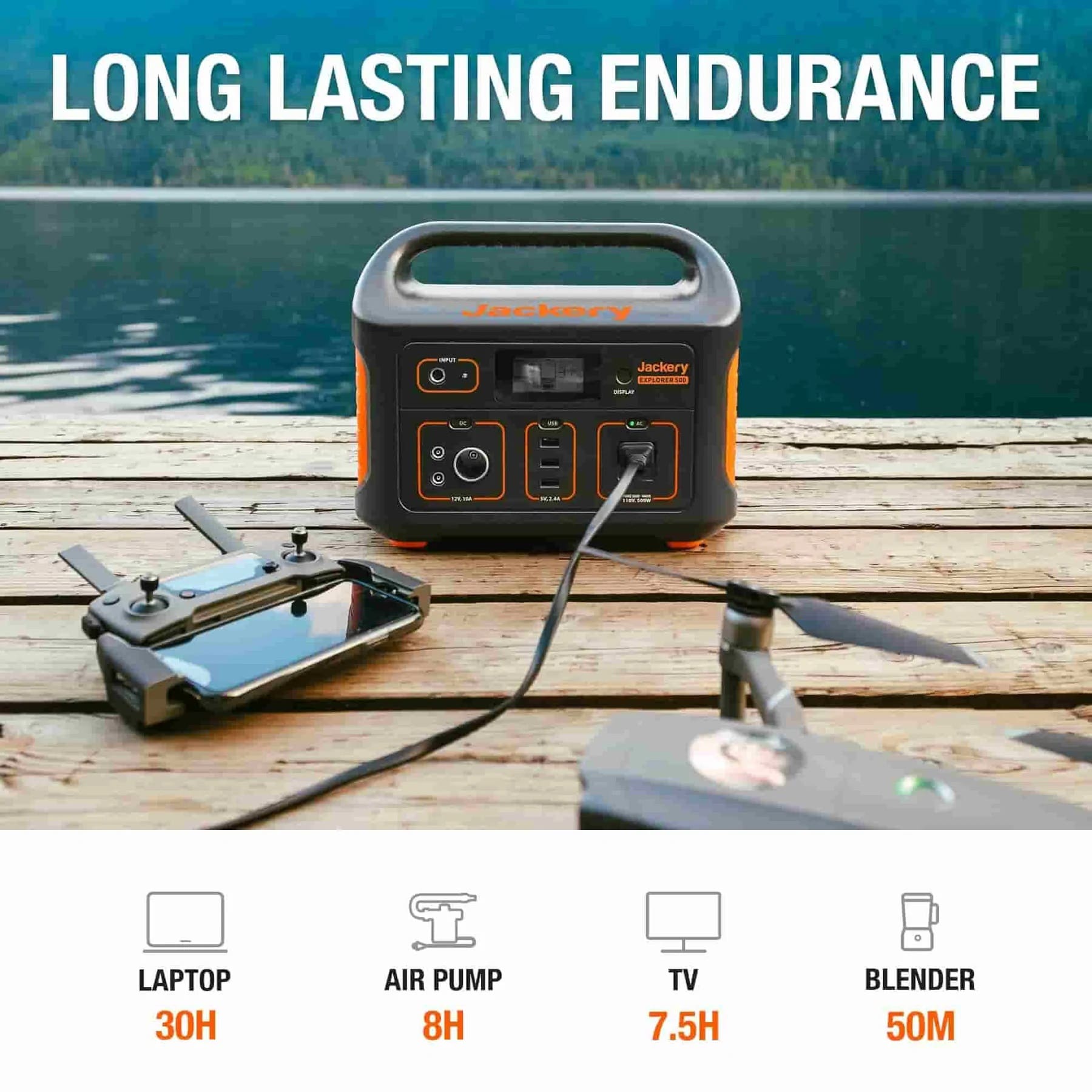 Jackery Explorer 500 Portable Power Station – Overland Garage