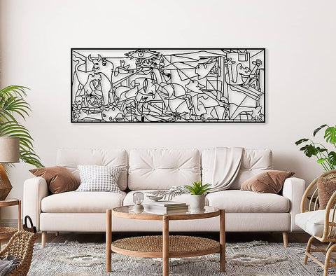 Wooden World Map Extra Large Wall Art Living Room Metal