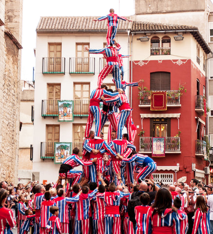 スペイン　組体操　文化　バレンシア州　旅行　行きたい