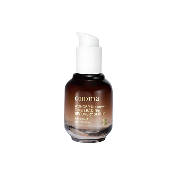 A 35ml bottle of onoma Wonder Tomorrow Time Reading Recovery Serum.