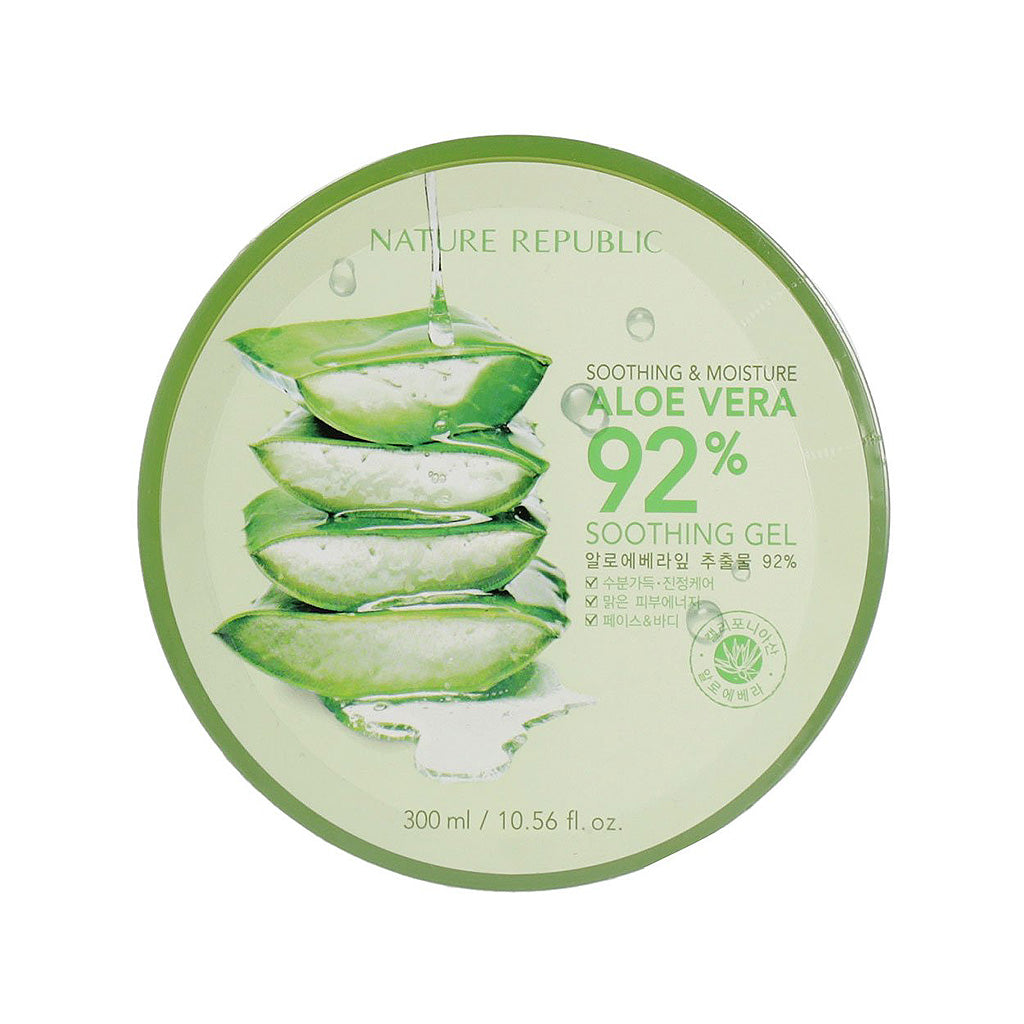 Aloe natural. Гель для тела nature Republic с алоэ Soothing & Moisture Aloe Vera 92%. "Увлажняющий алоэ гель 92% nature Republic Aloe Vera 92% Soothing Gel 300ml ". Корейская косметика Aloe Vera Moisture Soothing Gel.