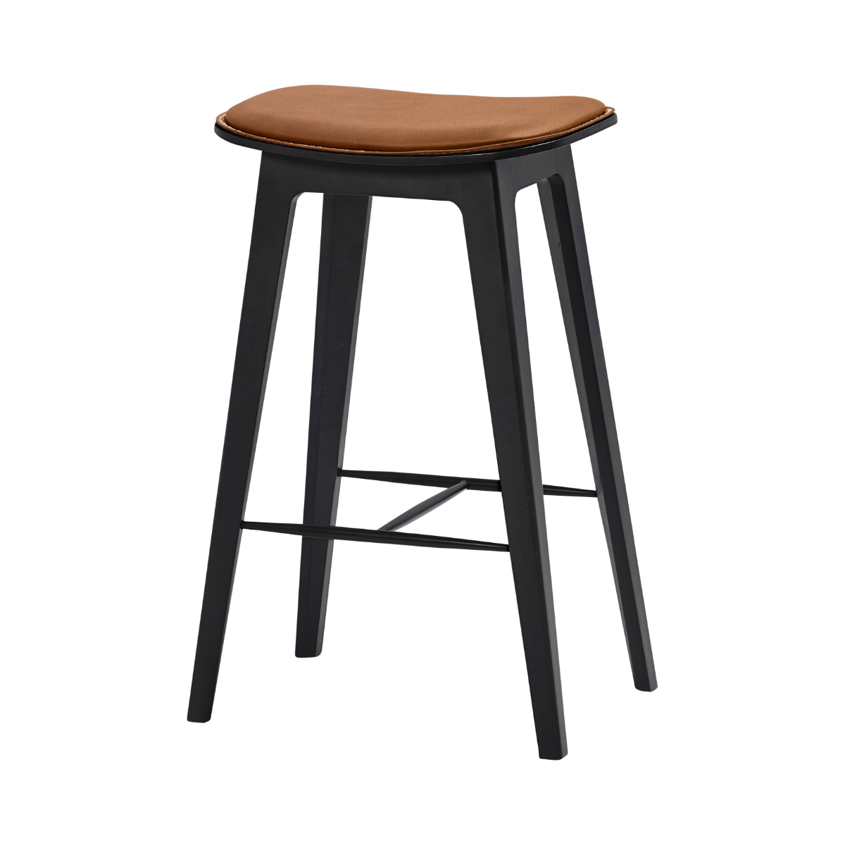 Billede af Nordic Bar Stool - Beech with stitches