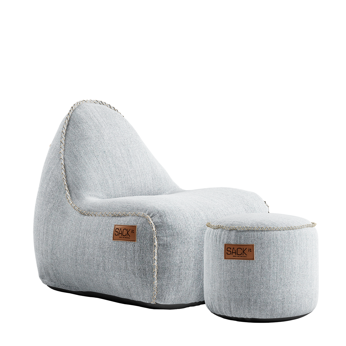 Se Cobana Junior Lounge Chair & Pouf hos SACKit