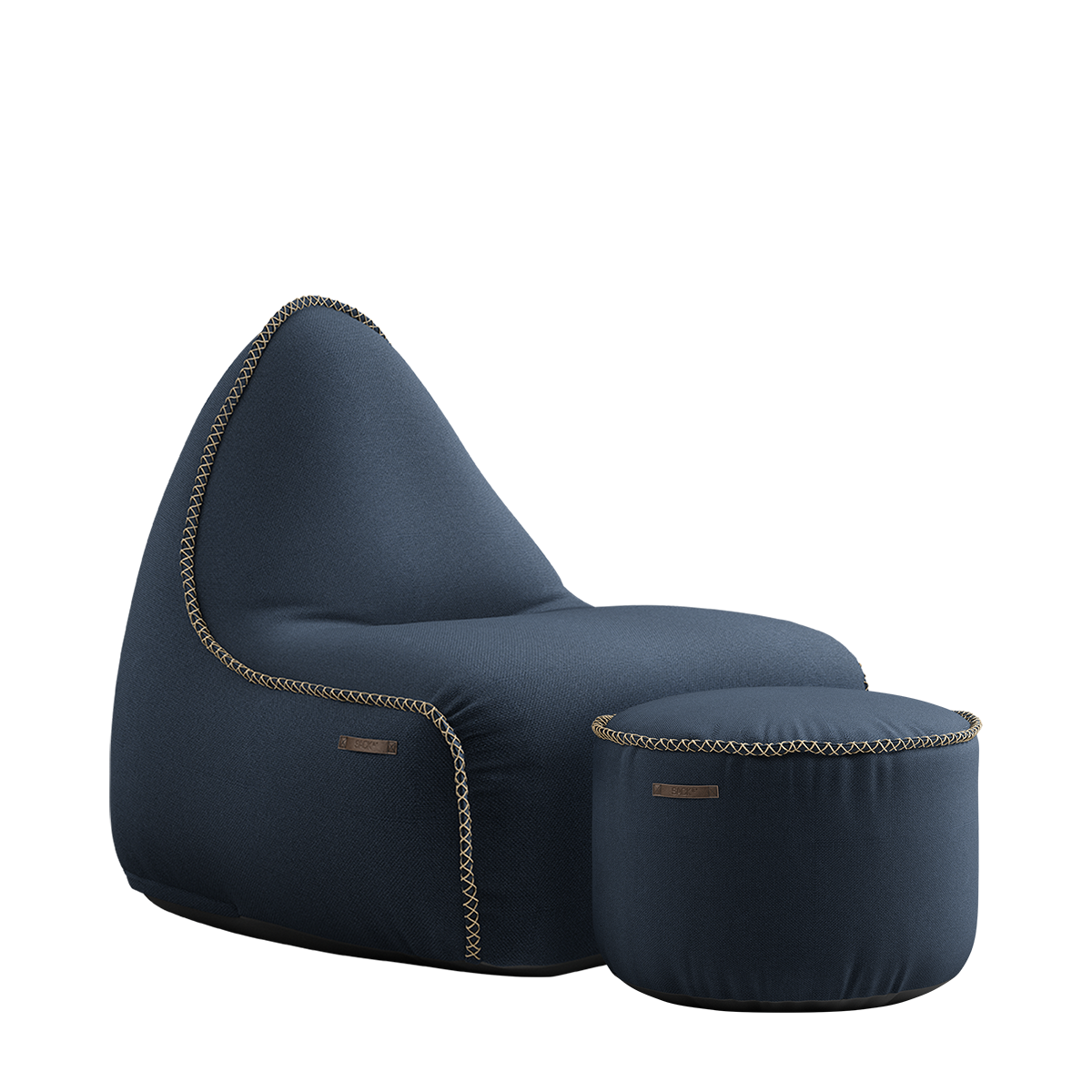 Billede af Cura Lounge Chair & Pouf