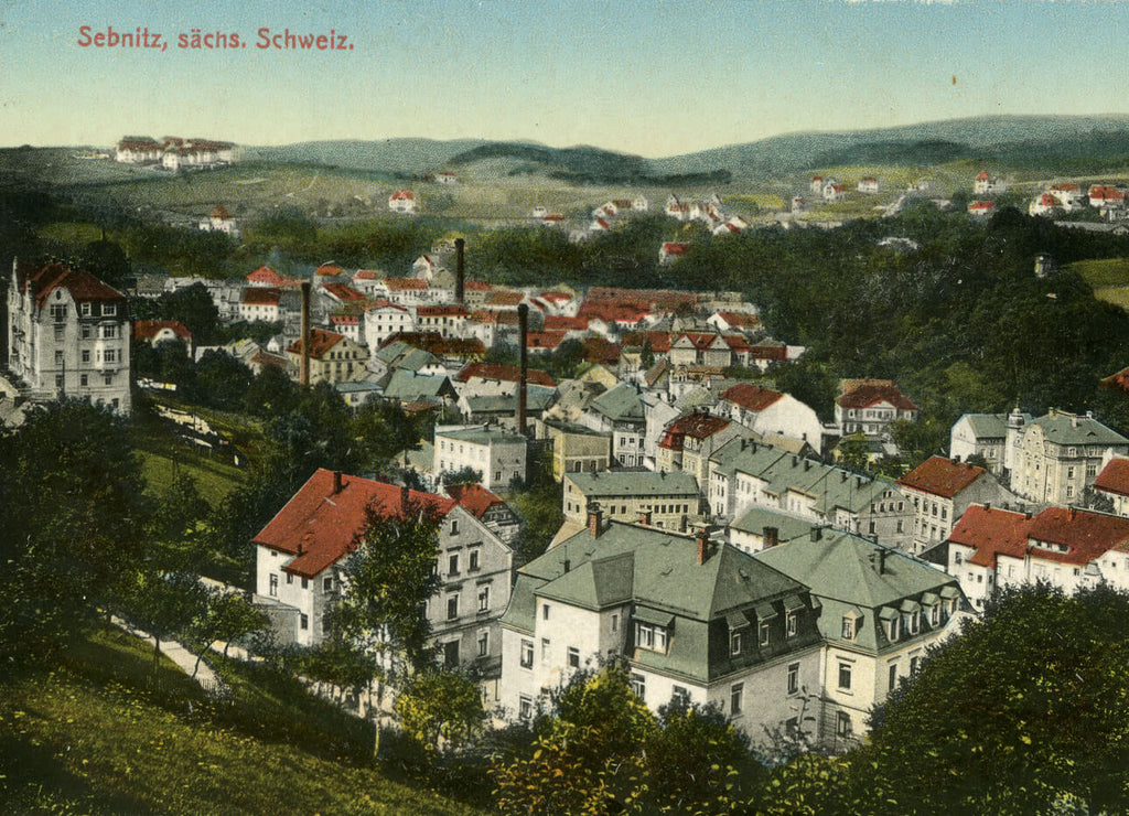 Alte Postkarte Sebnitz 1911