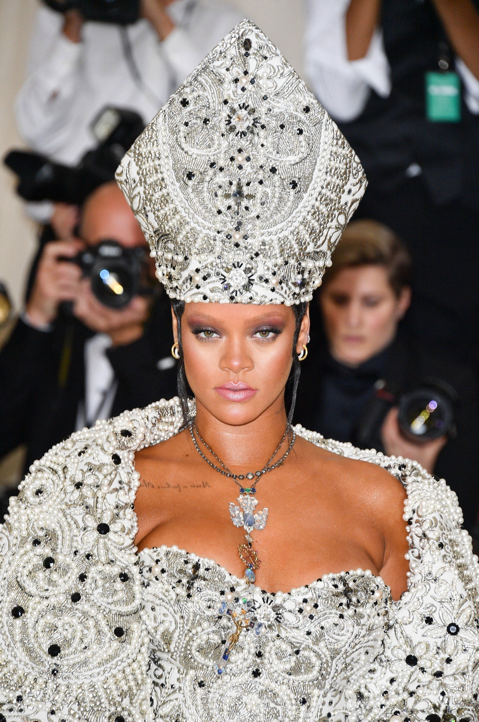 Rihanna at the Met Gala in 2018