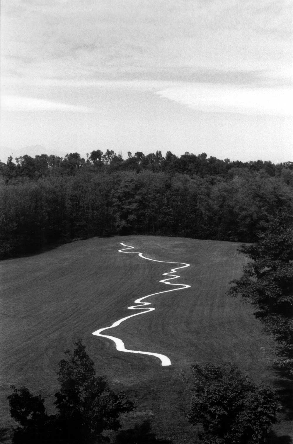 River Po Line, Italy by Richard Serra, 2001