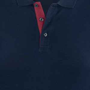 Recuerdo Simetría Entretener Camiseta Tipo Polo en color Azul Oscuro de Perry Ellis CM00127013 –  Villaromana