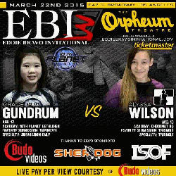 Cartelera de pelea Gundrum vs Wilson