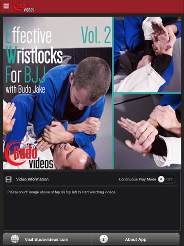 Effective Wristlocks for BJJ by Budo Jake Vol. 2 - ipad main title screen image