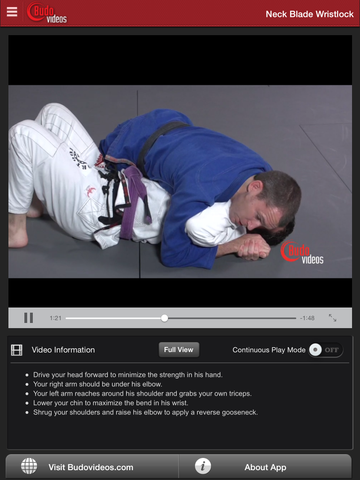 Muñequeras efectivas para BJJ de Budo Jake Vol. 2 - imagen de acción del capítulo del ipad