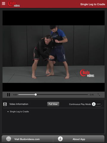 Sambo Jiu-jitsu Fusion Vol 1 - Lanzamientos y derribos por Vladislav Koulikov - imagen de acción del capítulo del ipad