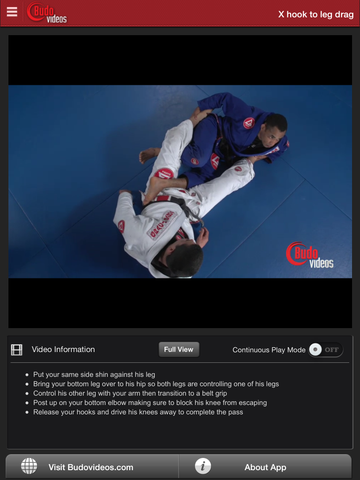 Rafael Freitas Favorite Moves - Double Guard Pull - ipad chapter action image