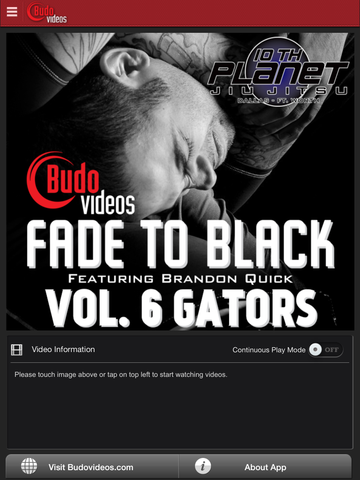 Fade to Black Vol 6 - Gators - ipad main title screen image