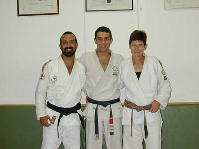 Kid Peligro, Royler Gracie, and Sussi - Kid's Wife