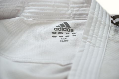 Repetido Tranquilidad de espíritu Salida J350 Club Judo Gi - White w Black Stripes by Adidas