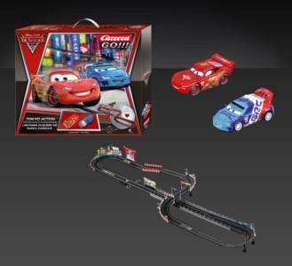 GO!! DISNEY CARS 2 TOKYO RACE 1:43 by Carrera — Adventure Hobbies & Toys
