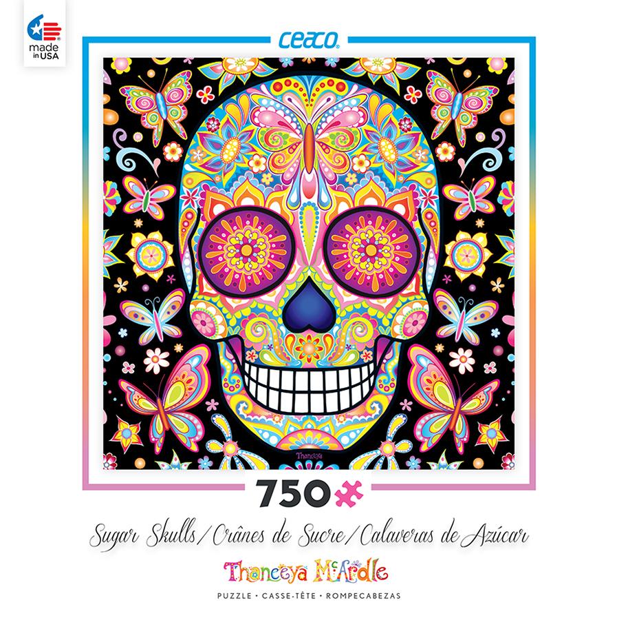 Sugar Skulls Puzzle-Mariposa 750pc Puzzle