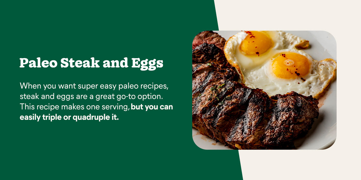 paleo steak and eggs