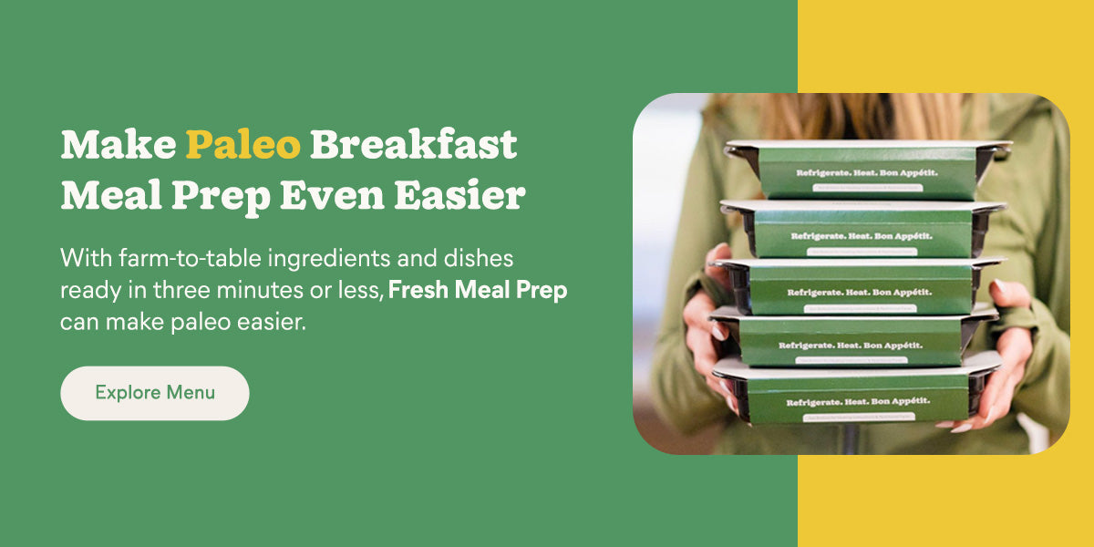 paleo breakfasts are easy with fresh meal plan