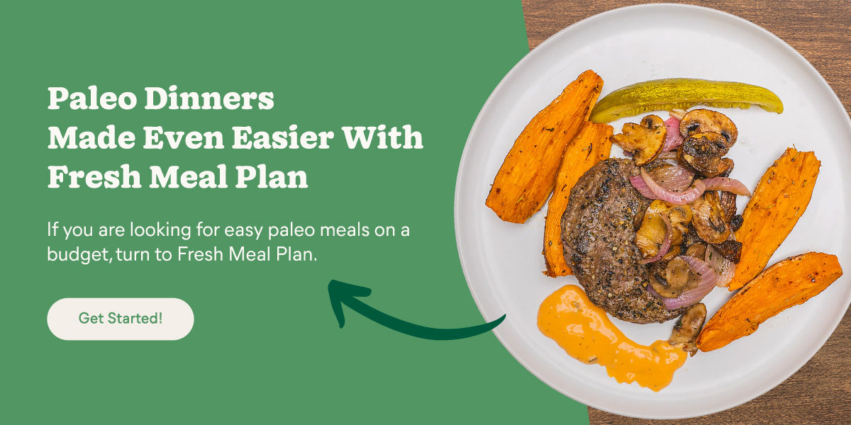 paleo dinners made even easier with fresh meal plan