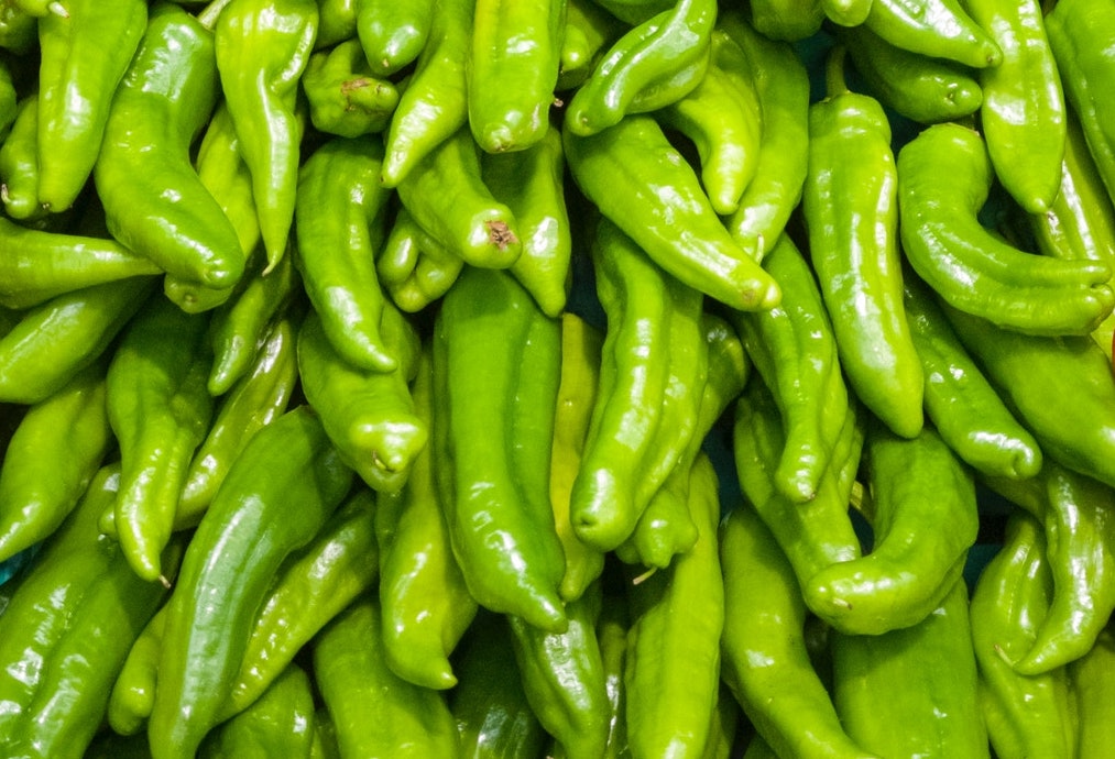 long green peppers