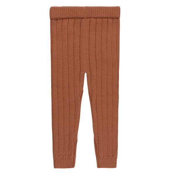 Rust Ribbed Knit Leggings – Pippin Childrenswear