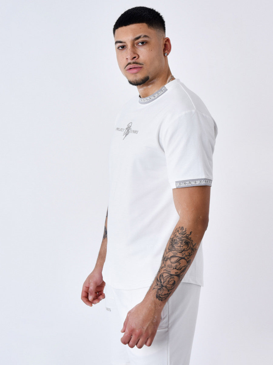Camiseta blanca PROJECT - 2210218-OW – Pasarela Roja