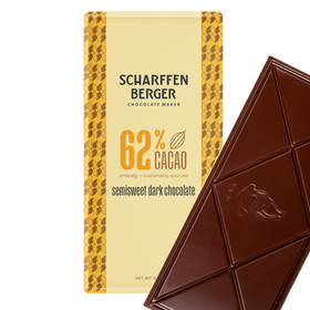 62% Semisweet Dark Chocolate Bar – Scharffen Berger