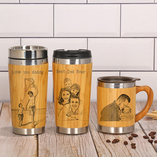 Personalized Bamboo Tumbler for Hot and Cold Beverages – revrazor