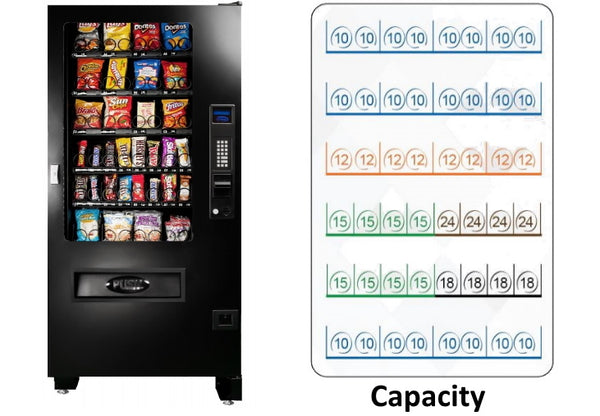 Seaga Manufacturing INF4S Infinity Series Snack Food Vending Machine
