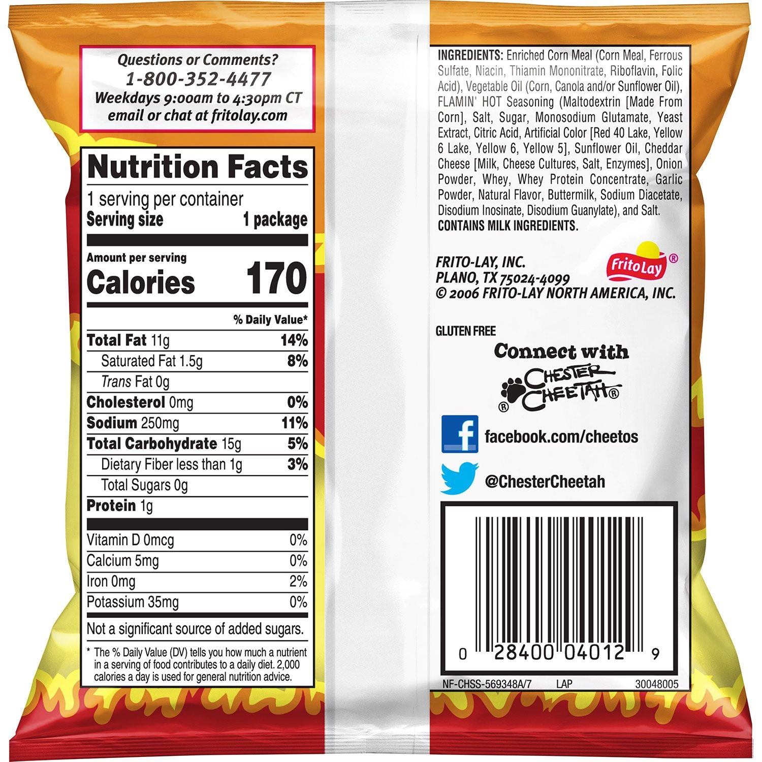 hot cheetos label