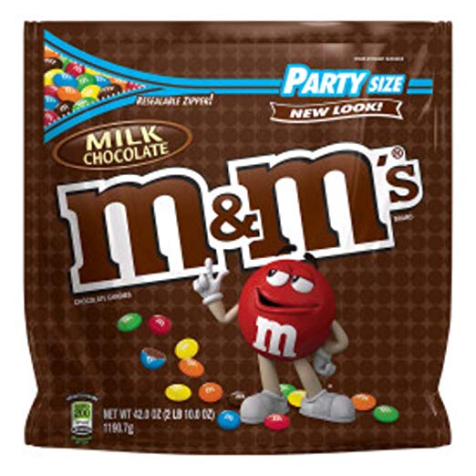 M&Ms Plain Candy, Bulk 14.25lb Case