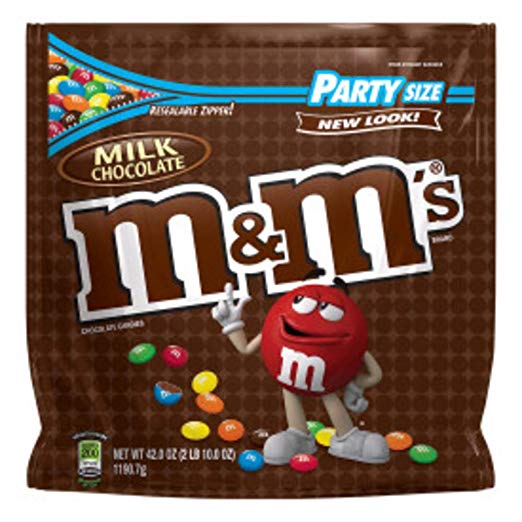 M&M's Plain Milk Chocolate Candy - Case (14.25 LBS) 