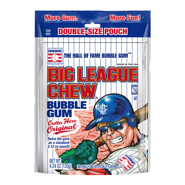 Big League Chew Outta Here Original Bubblegum - 1 lb.