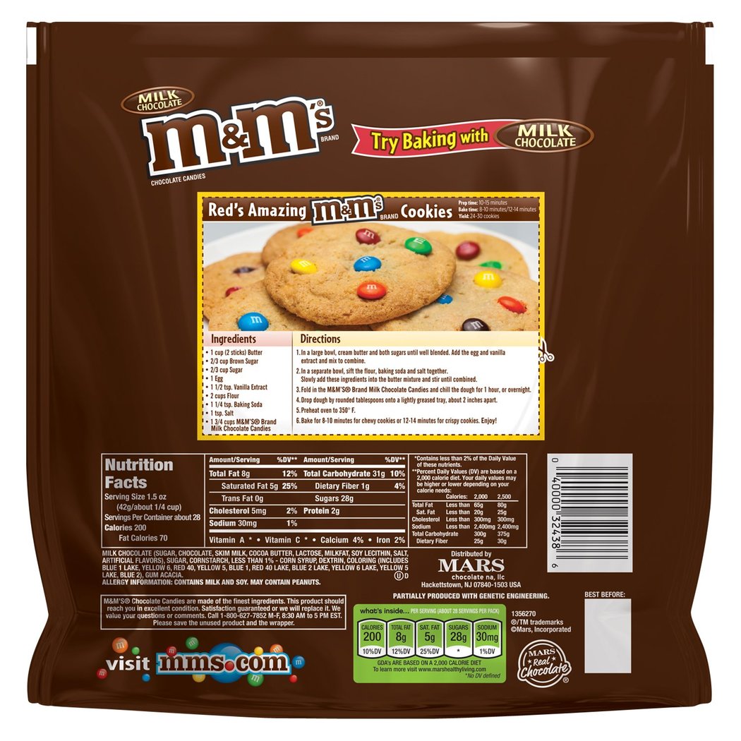 Bulk M&M's Plain Milk Chocolate in a Resealable Bomber Bag - Guaranteed 25  lbs - Fresh, Tasty Treats – Great for Office Candy Bowls - Wholesale 