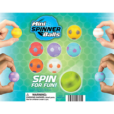 Soccer Ball Finger Spinners 100 ct