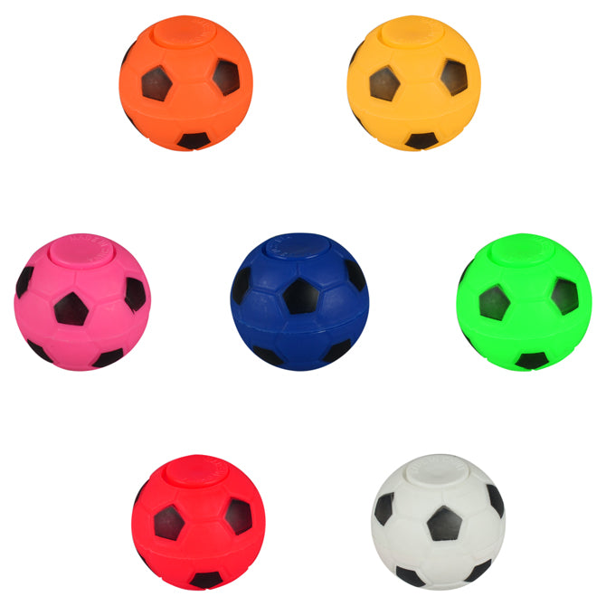  Spinner Balls 1.4''- Soccer Balls Assorted Colors