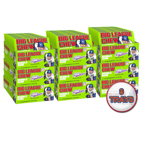 Big League Chew Bubble Gum Bulk Variety Pack, 5 Flavors- Original