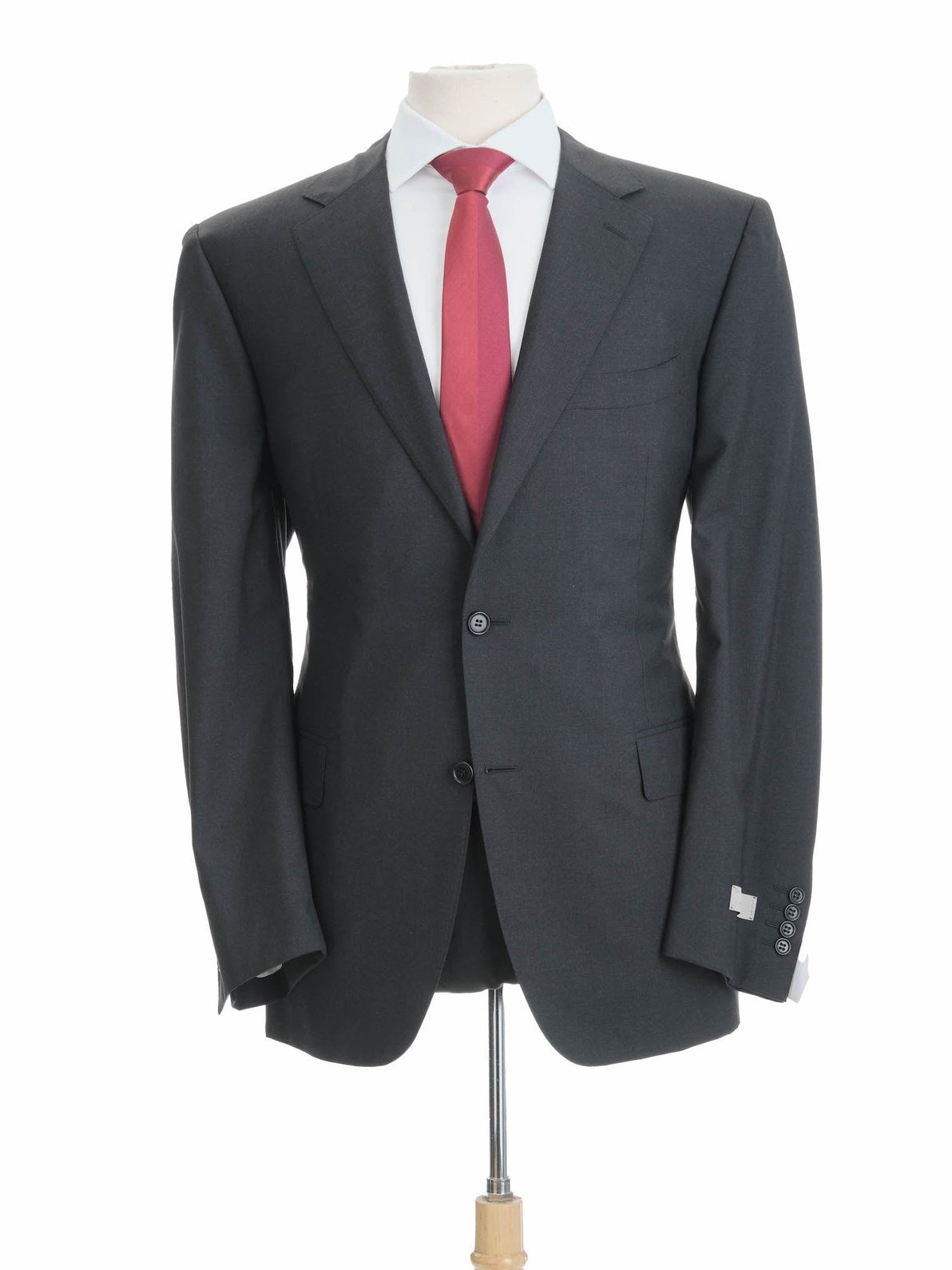 CANALI 1934 Mens Charcoal Gray 100% Wool Suit 44R (54 EU) Regular Fit $2195  | The Suit Depot