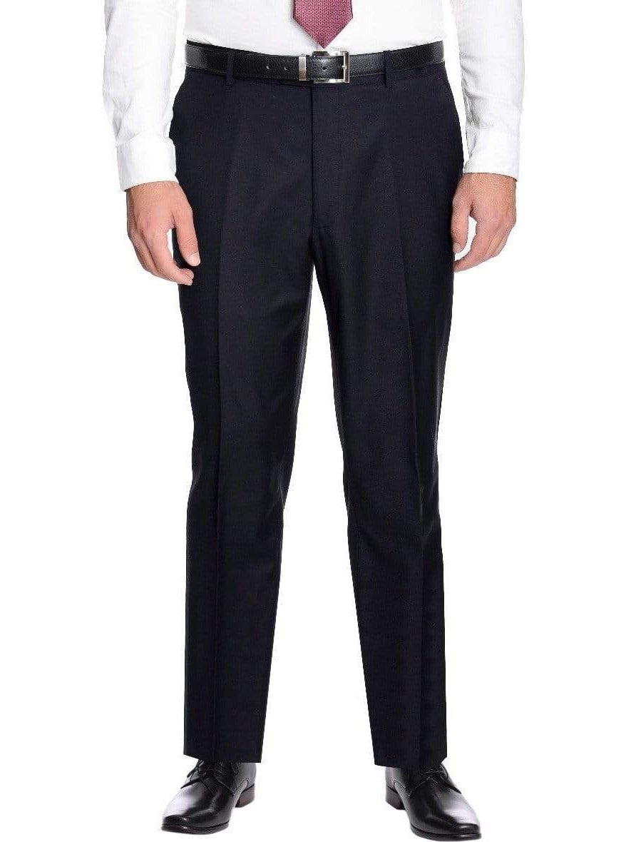 Louis Raphael Comfort Stretch Solid Skinny Fit Flat Front Dress Pant