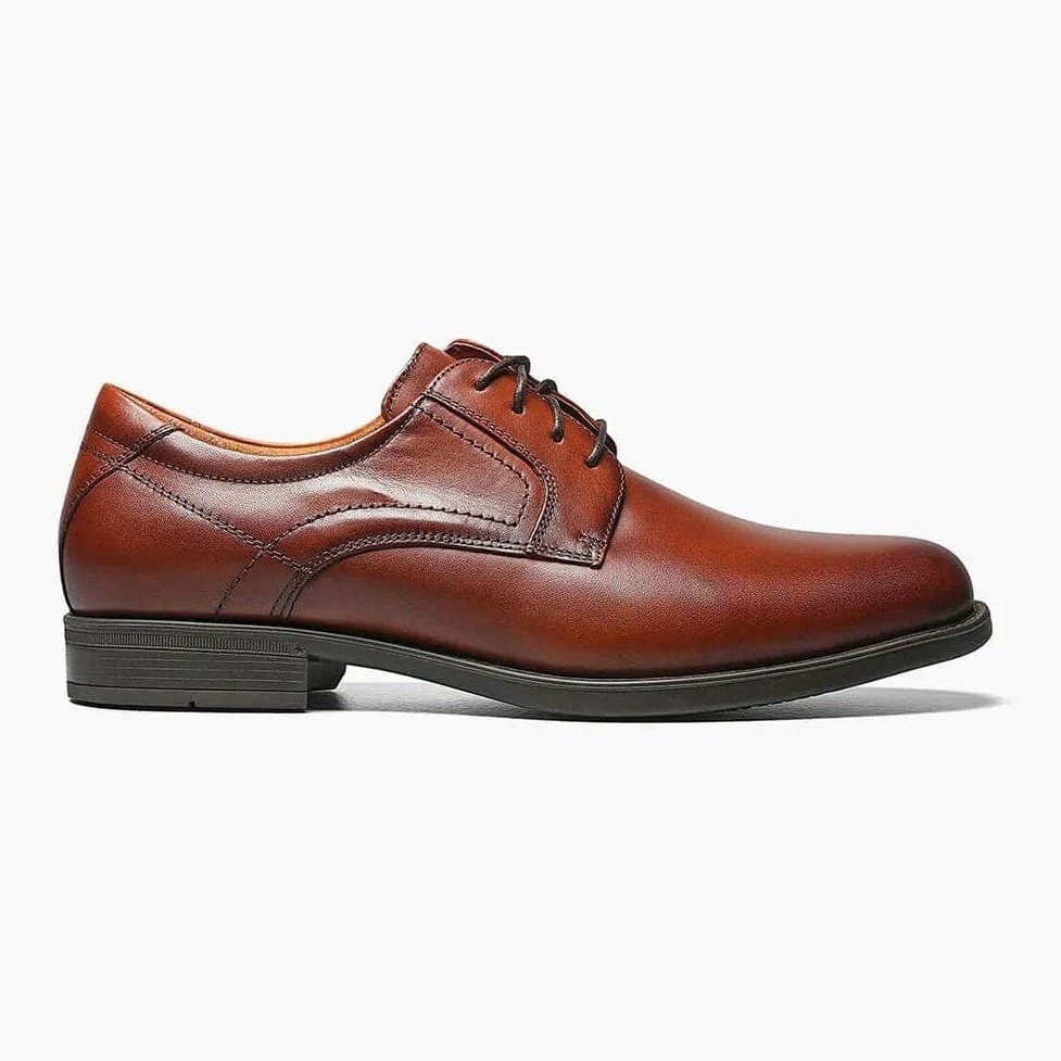 Florsheim Mens Midtown Cognac Brown Oxford Shoes | The Suit