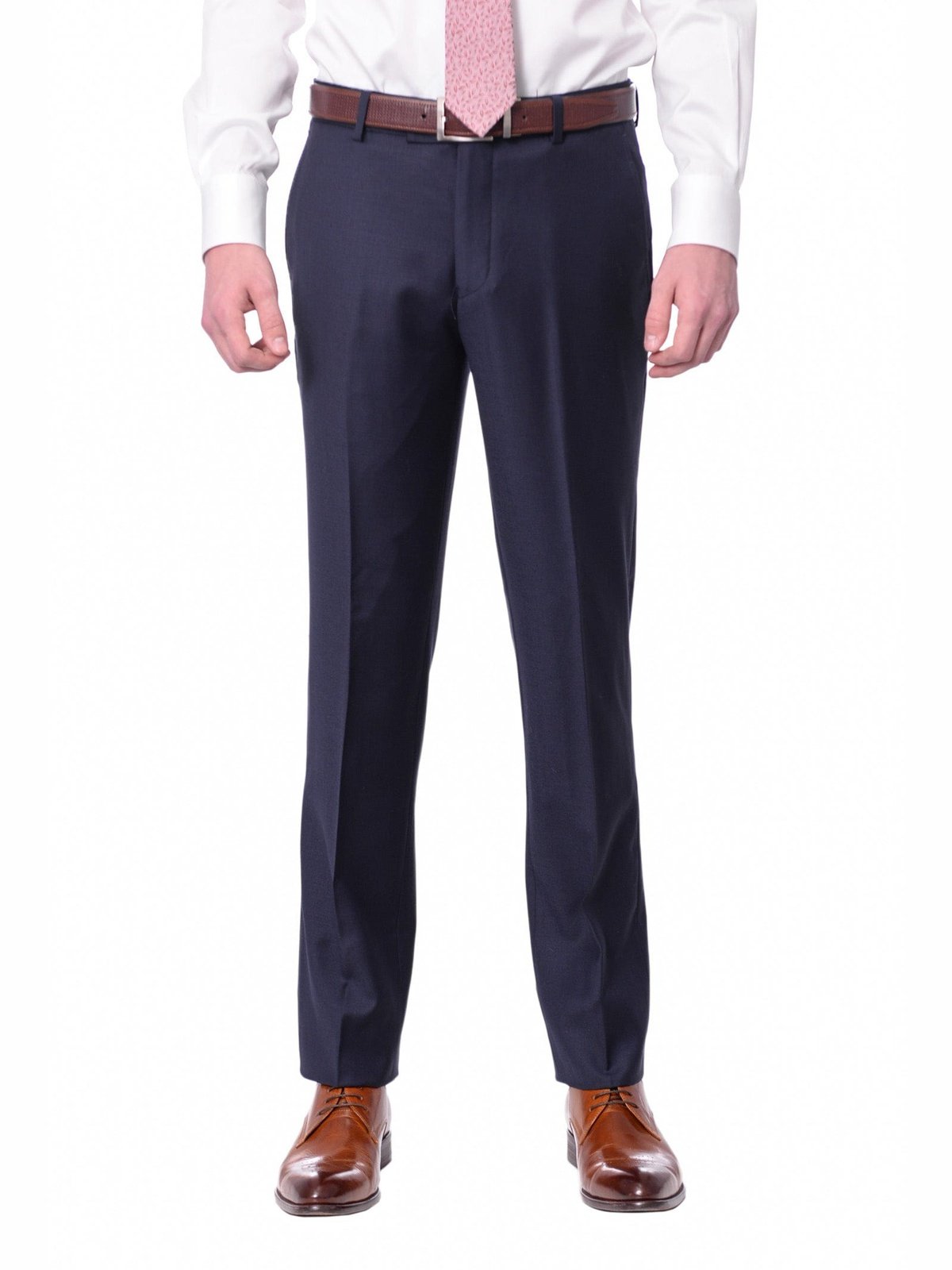 Shop Louis Raphael Navy 100% Wool Pants