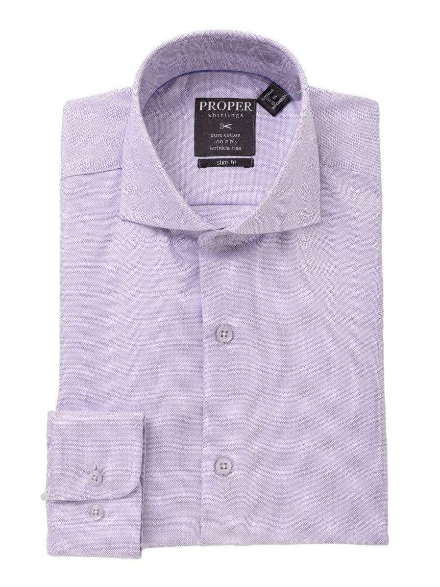 plafond Wonder Verdampen The Suit Depot Mens Cotton Lavender Purple Cutaway Collar Slim Fit Dress  Shirt | The Suit Depot