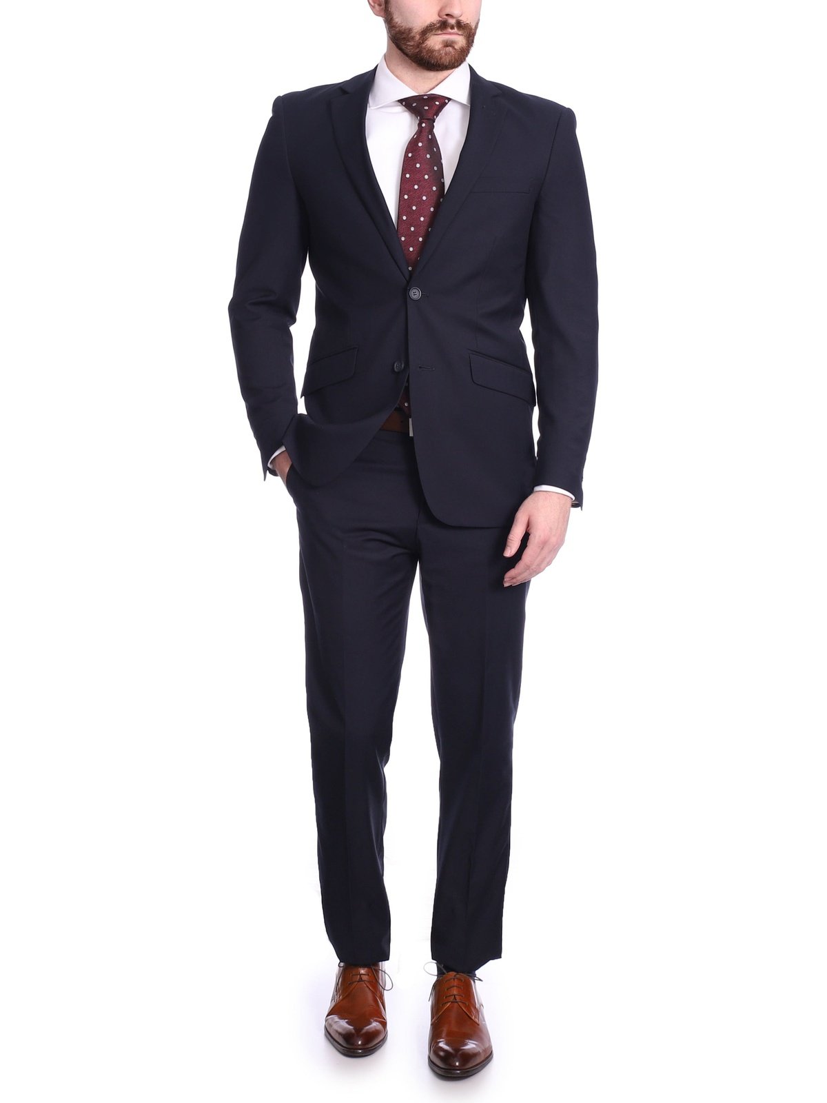 SUITS FOR MEN Men Wedding suits Blue 2 Piece Slim Fit Suits