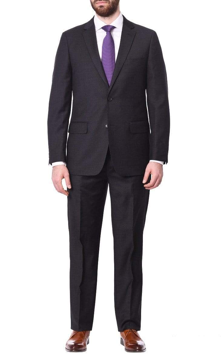 photo of charcoal gray men's suit