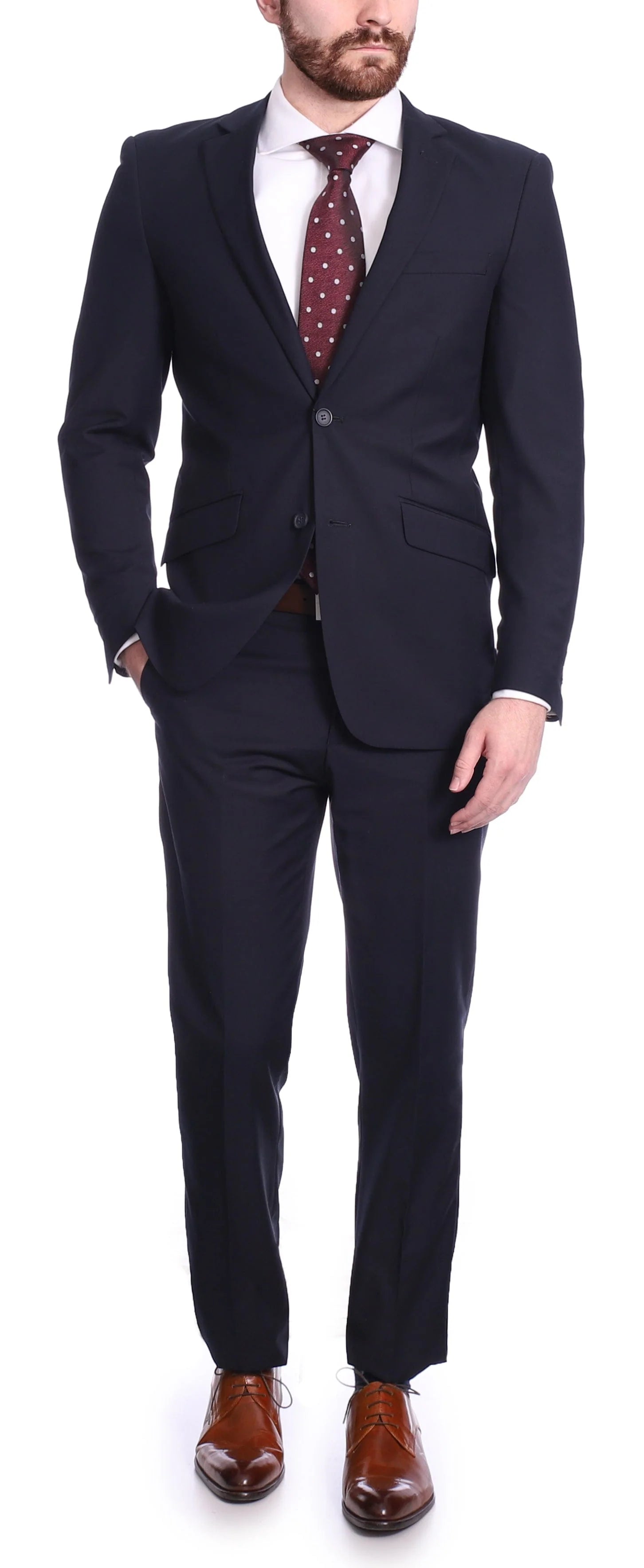 Pronto Uomo Platinum Modern Fit Suit Separates Pants, Clearance Suits