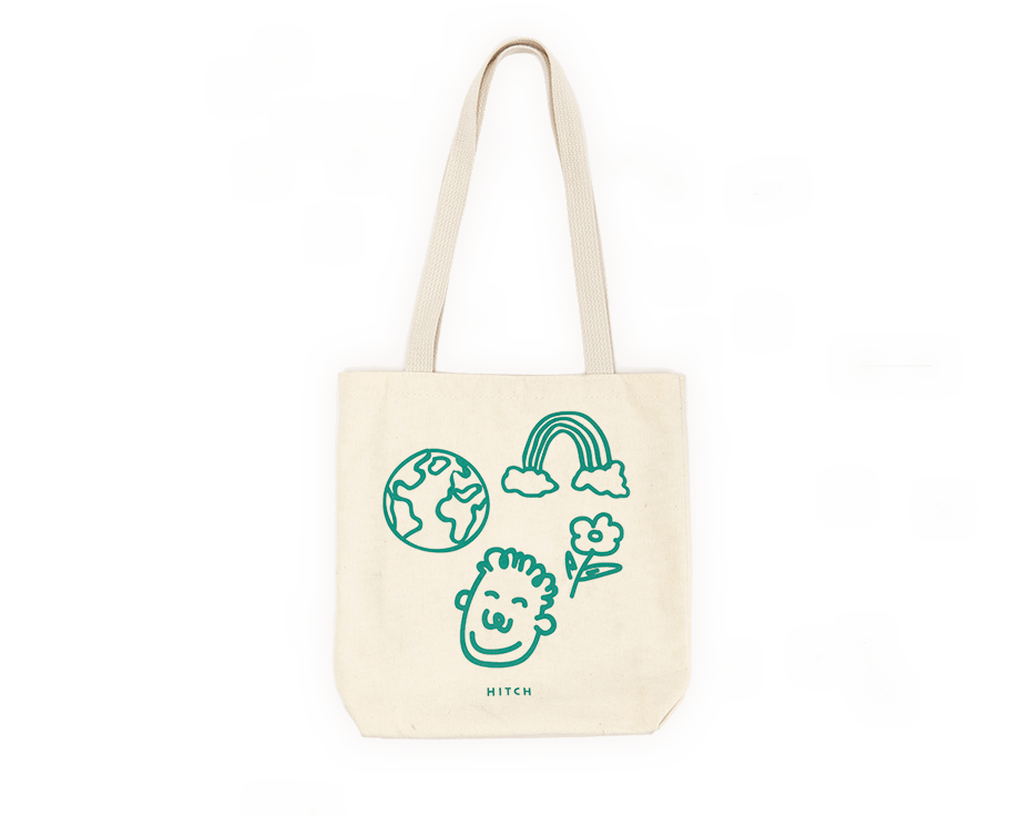 Secret Sleeve Tote - 'Climate Positive' - Hitch product image