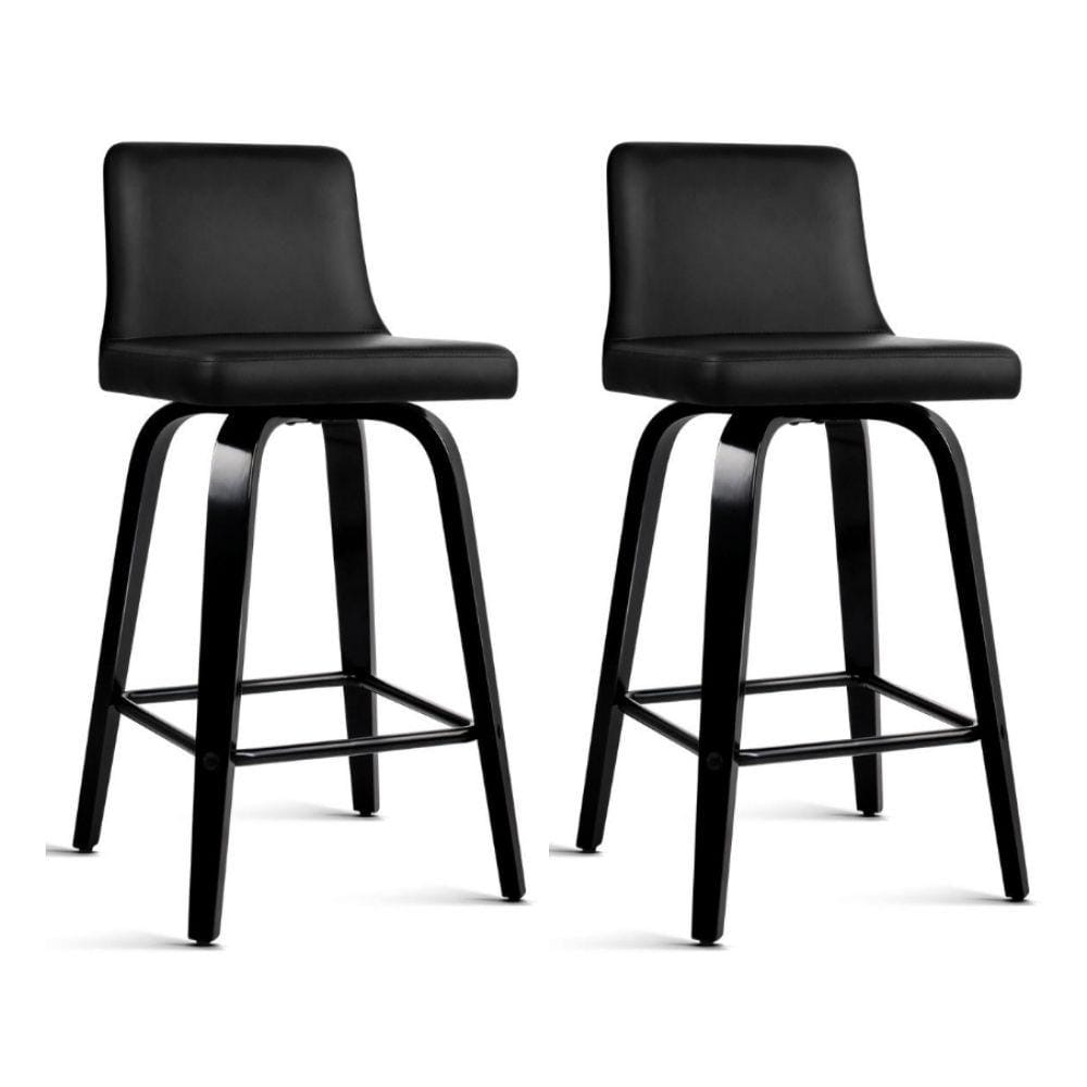 black leather counter height bar stools