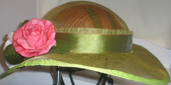 wide brim hat for bike helmet